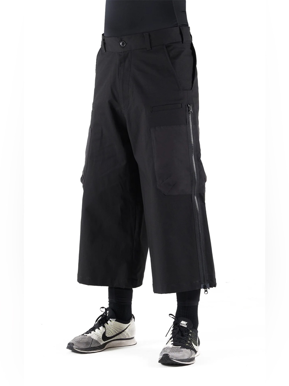 idle/idō TRAJECT IAIDŌ Hakama Cargo Pants Techwear Streetwear Black Size M